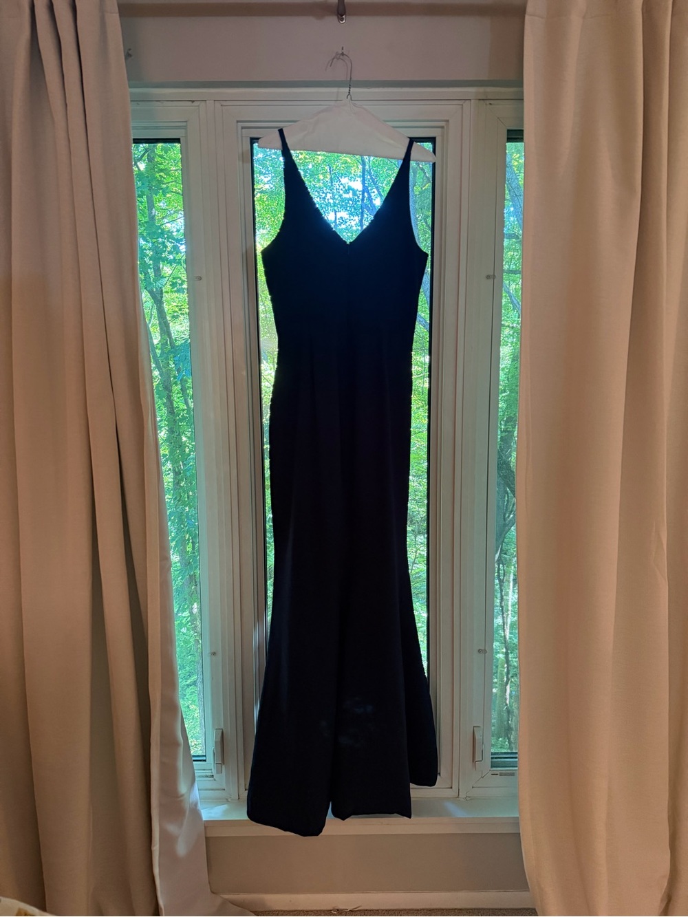Lovers + Friends Black Maxi Dress with V-Neck